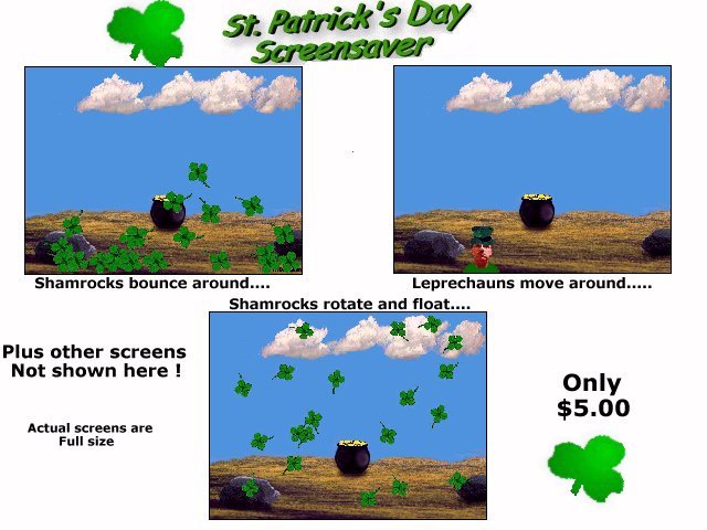 St. Patrick's Day Screensaver Screenshot